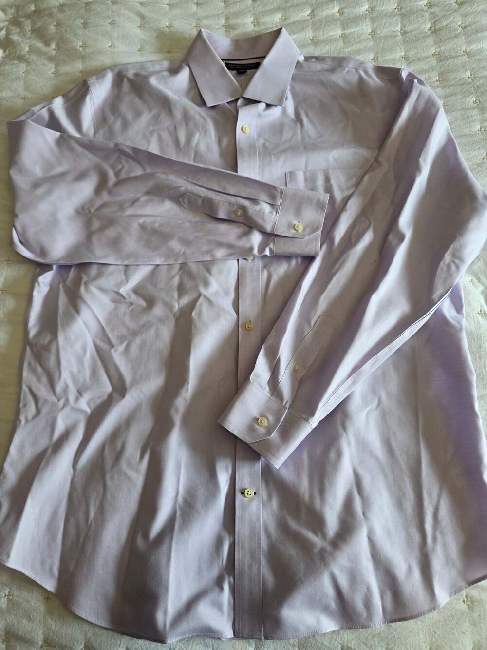 Banana Republic Non-Iron Classic Fit Dress Shirt Lavender XL